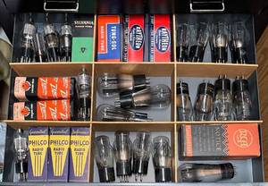 RR - Vintage Radio Vacuum tubes - Sylvania, Tung-Sol, Raytheon & Philco