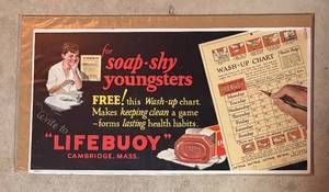 FR - Vintage Lifebuoy Advertising Unframed Print