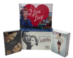RR - I Love Lucy Complete Series Casablanca Doris Day Essential Tracy & Hepburn Definitive New DVD Sets