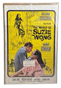 RR - Vintage The World of Suzie Wong Unframed Movie Poster
