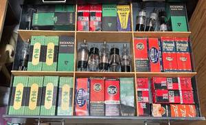 RR - Vintage Vacuum Tubes - Mixed Brands including Sylvania, RCA, Philco, Raytheon and Hytron