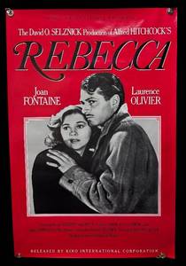 RR - Rebecca Unframed Movie Poster - Joan Fontaine & Laurence Olivier