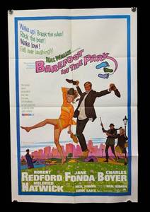 RR - Vintage 1967 Barefoot in the Park Unframed Movie Poster Print