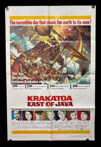 RR - Vintage Krakatoa East of Java Unframed Movie Poster