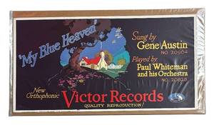FR - Victor Records Unframed Print - My Blue Heaven