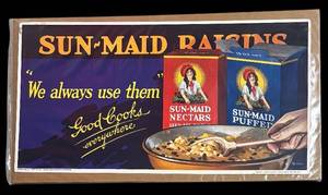 FR - Sun-Maid Raisins Advertising Unframed Print