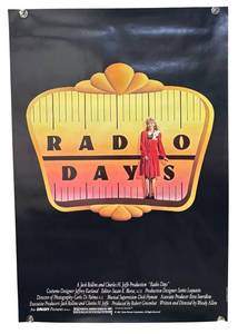 RR - Radio Days Unframed Poster Print  - Vintage Film Memorabilia
