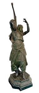 LR - Antique Max Arthur Waagen Attributed Orientalist Spelter Sculpture