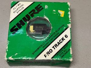 LL - Shure Pro Track 6 Phono Cartridge - Universal Mount, Elliptical 3.7 Mil Stylus