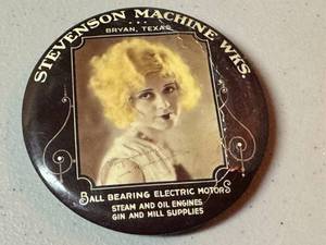 LL - Stevenson Machine Works Advertising Button