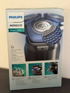 DR - Philips Norelco Shaver 7200 - New in Box, Sealed, Nano SkinGlide Coating