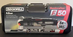 Rockwell Sonicrafter F50 4.0-Amp Oscillating Multi-Tool Kit, 34-Pc
