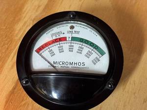 LL - Marion Micromhos Dynamic Mutual Conductance DiodeLine Test Meter