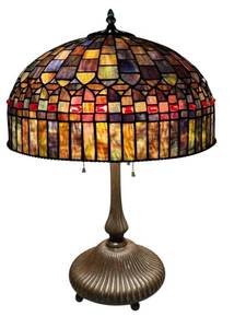 LL - Tiffany-Style Stained Glass Table Lamp