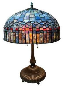 LL - Tiffany-Style Stained Glass Table Lamp