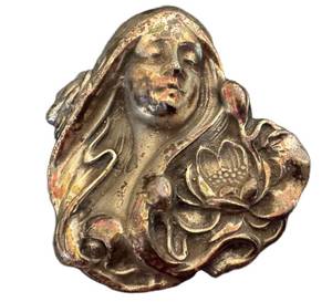 Antique Sterling Art Nouveau Brooch