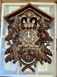 BR - Vintage Black Forest Cuckoo Clock, New in Box