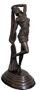 LR - Demetre Chiparus Syrian Dancer - Art Deco Bronze Sculpture