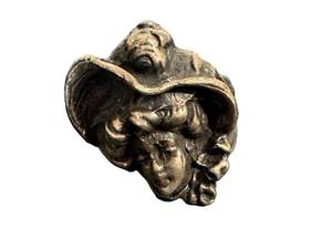 Art Nouveau Ring - Vintage Sterling Silver, Size 7