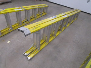 Louisville 8 Fiberglass Double Sided Step Ladder