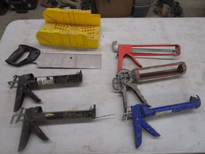 Miter Saw & Caulk Guns