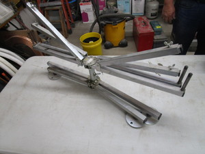 In Floor Heating Pipe Unroller