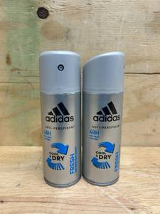 Adidas Cool & Dry Fresh Deodorant Spray for Men 150 Ml (lot of 2)