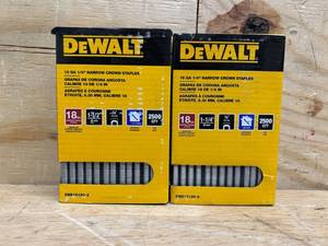 DeWALT 18 GA 14  Narrow Crown Staples (lot of 2)