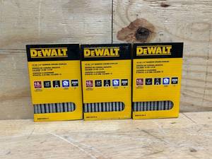 DeWALT 18 GA 14  Narrow Crown Staples (lot of 3)