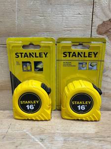 Stanley 16 ft. L X 0.75 in. W Tape Measure (lot of 2)