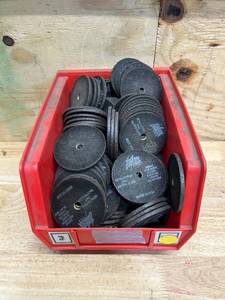 Shark Industries metal cutting cut-off wheels (whole bin)