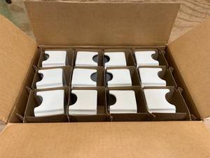 Hall China 7160AWHA Ivory (American White) Sugar Packet Holder  Caddy - 24Case