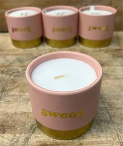Sweet Sugar Kisses Scented Candle 12oz lot of 4