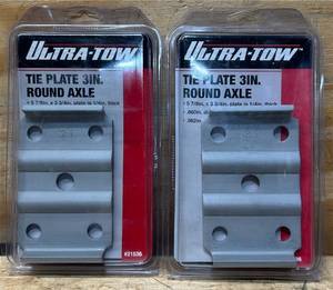 Ultra-Tow Spring Tie Plate for 3in. Round Axle Tubes #21536 Msrp $35.98 lot of 2