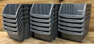 Medium Storage Bin lot of 15 5-12 x9