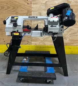 Klutch HorizontalVertical Metal Cutting Band Saw, 4-12in. x 6in., 34 HP, 120V #49464