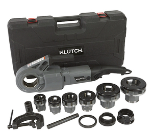 Klutch 2in. Electric Pipe Threader, Portable, 28 RPM, 10 Amps, Includes 6 Dies #5800218 Msrp $429.99