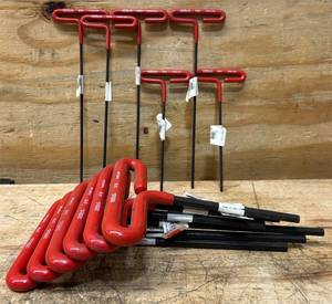 Eklind T-Handle Hex Wrench lot of 12
