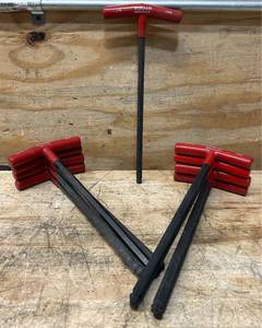 Bondhus T-handle Ball End Wrench 10MM lot of 9