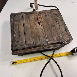 QEP Torque Master XT portable 4-inch wet tile saw.