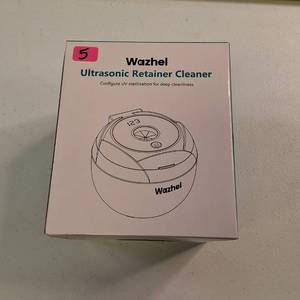 NIB The Wazhel Ultrasonic Retainer Cleaner Machine