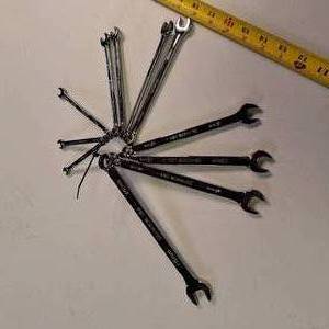 Snap-on open end wrenches