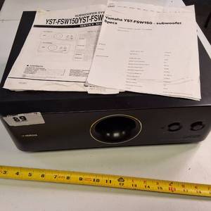 Yamaha YST-FSW150 is a compact, powered subwoofer