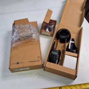 Lot of 2 Motorola Radius CP100 portable two-way radios
