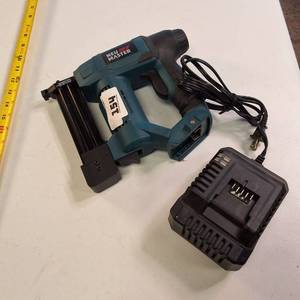 NEU MASTER Cordless Nail Gun,20-Volt 2-inch 18 Staple Gun, Battery Operated 18 Gauge Coil Brad Nailer Gun,2.0Ah Lithium-Ion Battery with 800 Nails & 200 Staples
