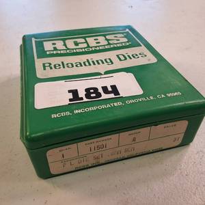 RCBS Group A Full-Length (FL) DIE SET, 6MM Remington ammo, part number 11501.