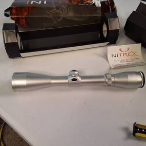 Nitrex 3-9x40 Silver Rifle Scope