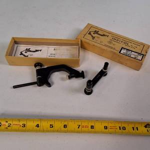 Bridgeport Universal Test Indicator Holder, complete with its original box and instruction manual