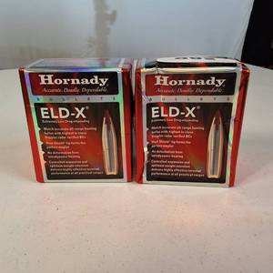 Hornady ELD-X 6.5 PRC 6.5 Creedmoor 143gr Reloading Bullets NIB