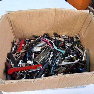 Extremely Heavy Large Lot of Cork Screws and Bottle Openers - All Brand New - Too many to count